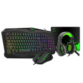 T-DAGGER Legion T-TGS003 Mouse Keyboard Mousepad Headset 4 IN 1 Gaming Combo Setq